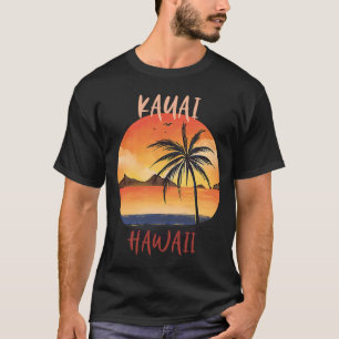 Hawaii Kauai Family Vacation Palm trees Ocean Sun  T-Shirt