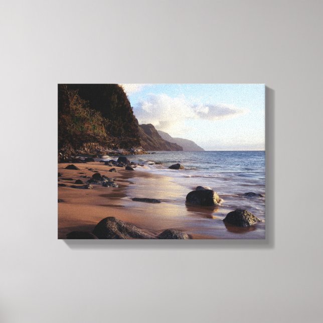 Hawaii, Kauai, Haena State Park 2 Canvas Print (Front)