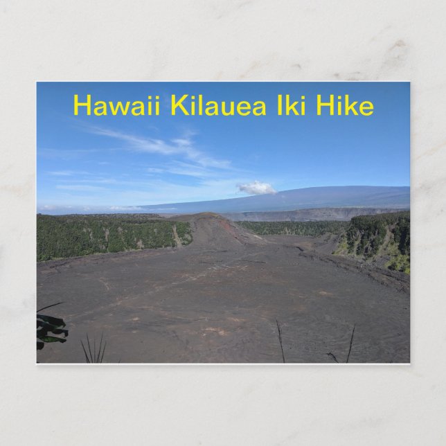 Hawaii Kilauea Iki Hike Postcard (Front)