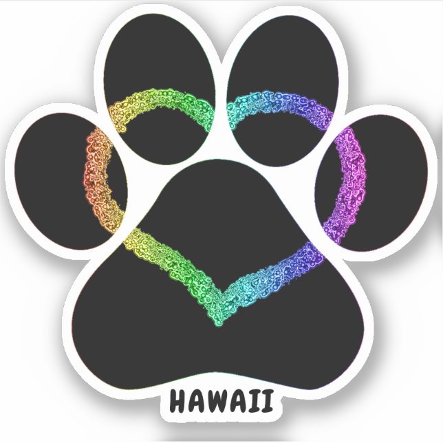 Hawaii Kitty Love Rainbow (Front)