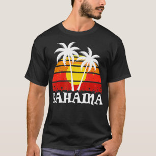 Hawaii Lahaina Maui Vintage Hawaiian Islands Surf  T-Shirt