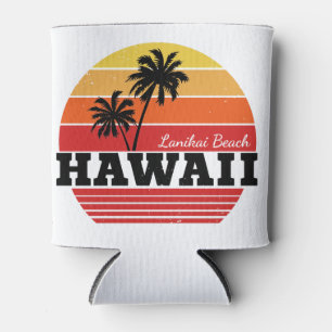 Hawaii Lanikai Beach Can Cooler