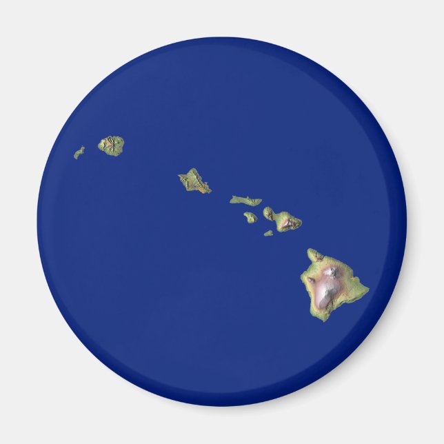 Hawaii Map Magnet (Front)