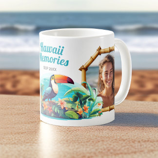 Hawaii Memories Photo Collage Souvenir Coffee Coffee Mug