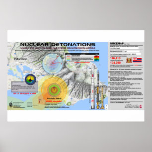 Hawaii - Nuclear Detonation Poster