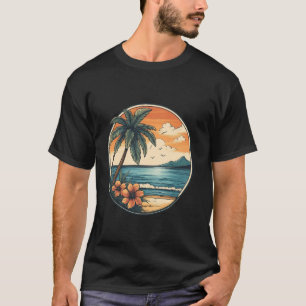 Hawaii Oahu Honolulu Maui Waikiki Volcano Surf Ret T-Shirt