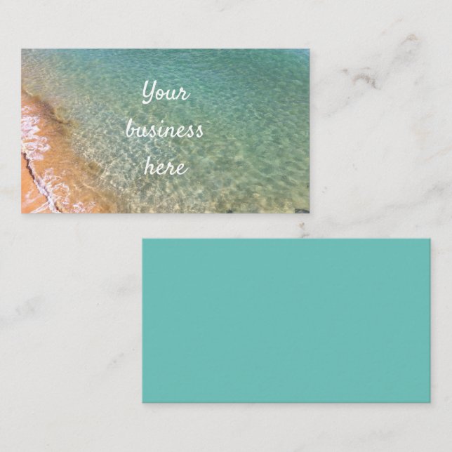 Hawaii Ocean  Business Card (Front/Back)