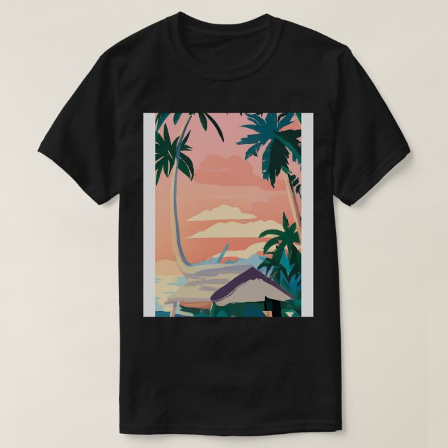 Hawaii Painting 1 T-Shirt (Design Front)