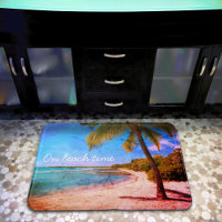 Hawaii Palm Tree Vintage Look Photo On Beach Time