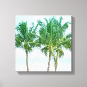 Hawaii Palm Trees Canvas Print