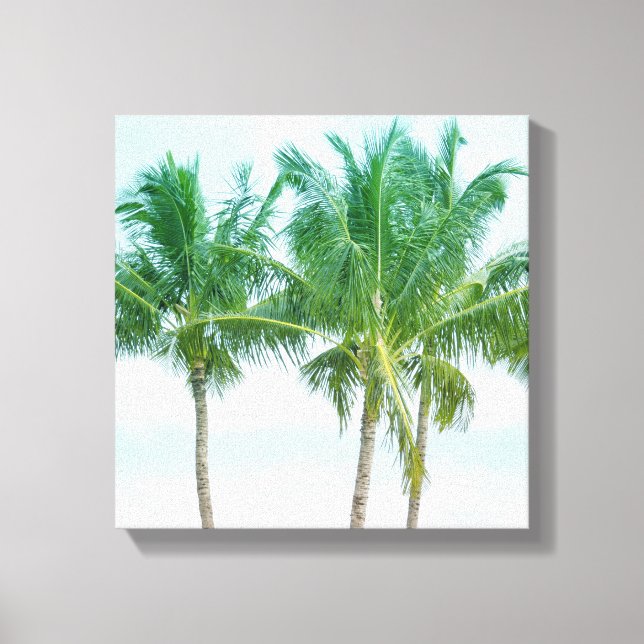 Hawaii Palm Trees Canvas Print (Front)