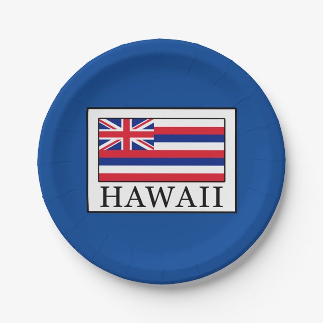 Hawaii Paper Plate (Front)