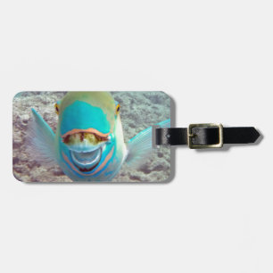 Hawaii Parrot Fish Luggage Tag