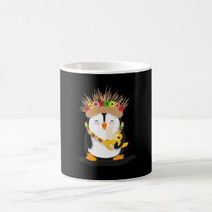Hawaii penguin coffee mug