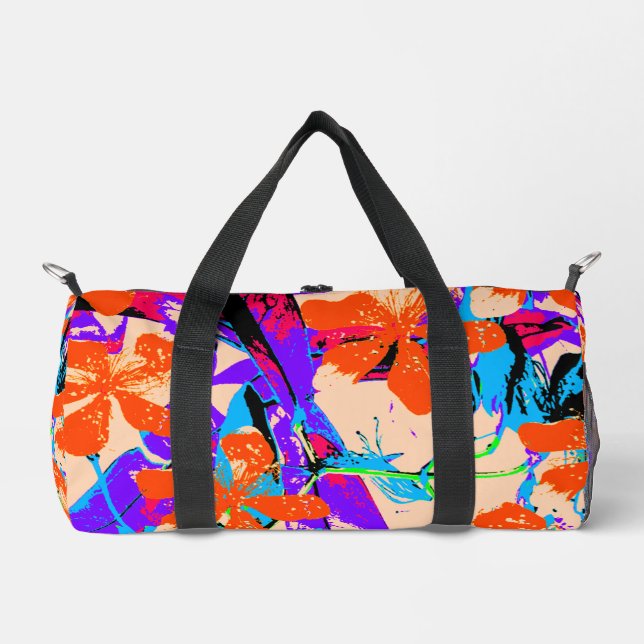 Hawaii (pink and purple) duffle bag (Front)
