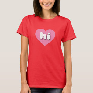 Hawaii pink heart - I love hi T-Shirt
