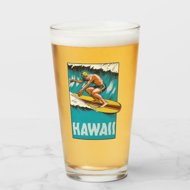 Hawaii Pint Glass (Front Filled)