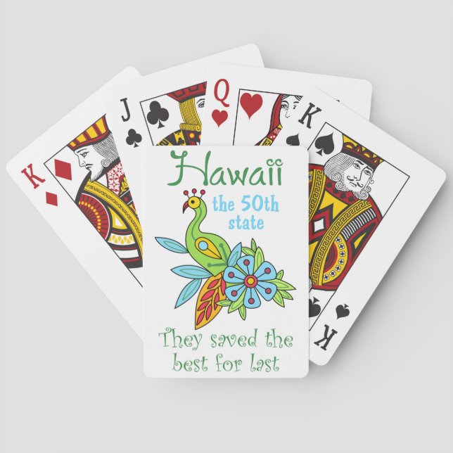 Hawaii Playing Cards (Back)