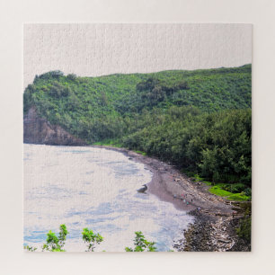 Hawaii - Pololu Beach - 20x20 676 pcs. Jigsaw Puzzle