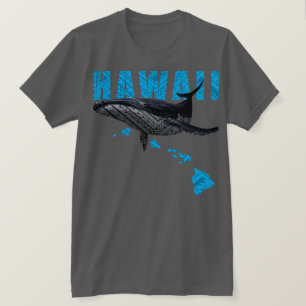 HAWAII POLYNESIAN TRIBAL HUMPBACK HAWAII ISLANDS T-Shirt