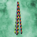 Hawaii Pop Art State Colourful Pattern Tie<br><div class="desc">Are you a fan of Hawaii?  This tie has a pop art pattern featuring the US state of Hawaii done in yellow,  green,  red,  blue,  black and purple.</div>