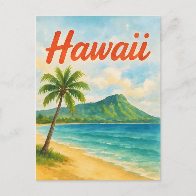 Hawaii Postcard (Front)