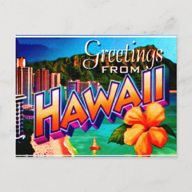 Hawaii Postcard (Front)