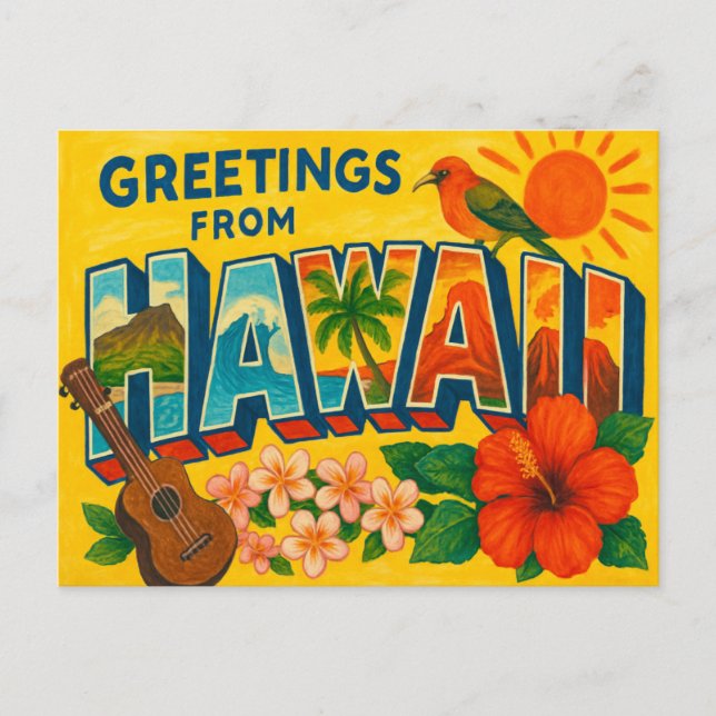 Hawaii Postcard (Front)