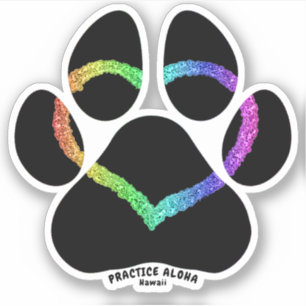 Hawaii Practice Aloha - Puppy Love Rainbow