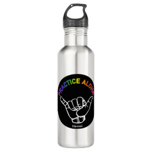 Hawaii Practice Aloha Shaka (Hang loose) 710 Ml Water Bottle