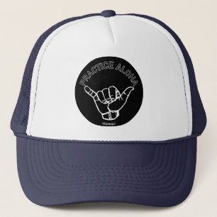 Hawaii Practice Aloha Shaka (Hang loose) Trucker Hat