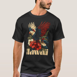 Hawaii Pride Eagle Design T-Shirt
