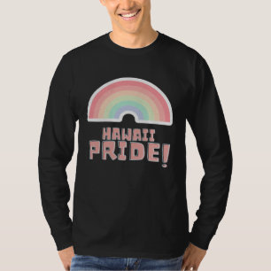 Hawaii Pride LGBTQ Cute Rainbow Minimalist Pride T-Shirt