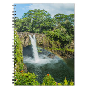 Hawaii, Rainbow Falls in Hilo Notebook