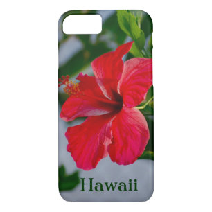 Hawaii Red Hibiscus Case-Mate iPhone Case