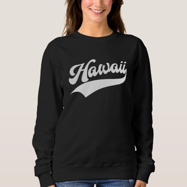 Hawaii  Retro Throwback Design  Classic Sweatshirt (Front)