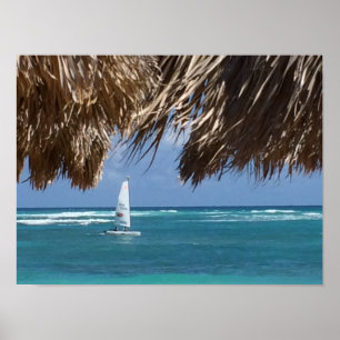 Hawaii Sailboat Poster