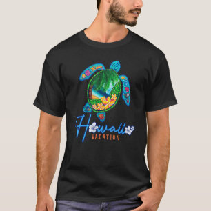 Hawaii Sea Turtle Hawaiian Matching Vacation Famil T-Shirt
