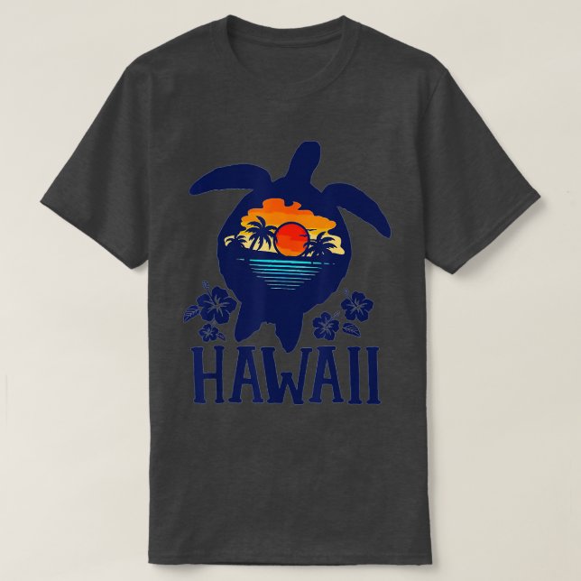 Hawaii Sea Turtles Hawaiian Matching Family Vacati T-Shirt (Design Front)