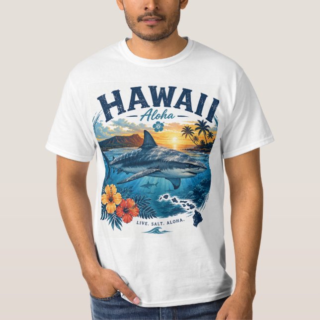 Hawaii Sharks T-Shirt (Front)
