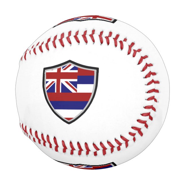 Hawaii shield flag baseball (Front Right)