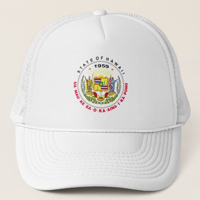 Hawaii sign trucker hat (Front)