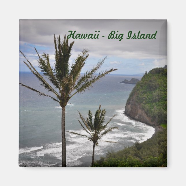 Hawaii Square Magnet (Front)