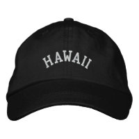 Hawaii State Embroidered