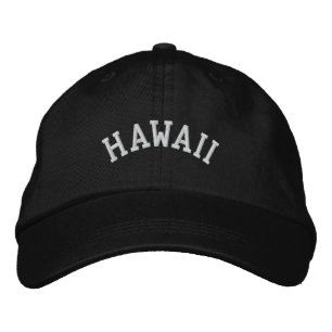 Hawaii State Embroidered Hat