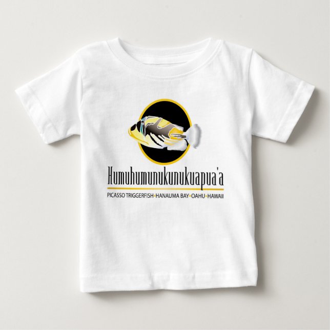 Hawaii State Fish - Humuhumunukunukuapua'a Baby T-Shirt (Front)
