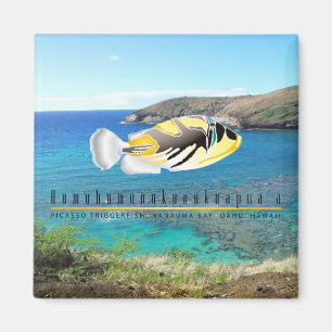 Hawaii State Fish - Humuhumunukunukuapua'a. Magnet