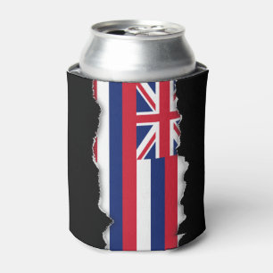 Hawaii State Flag Can Cooler