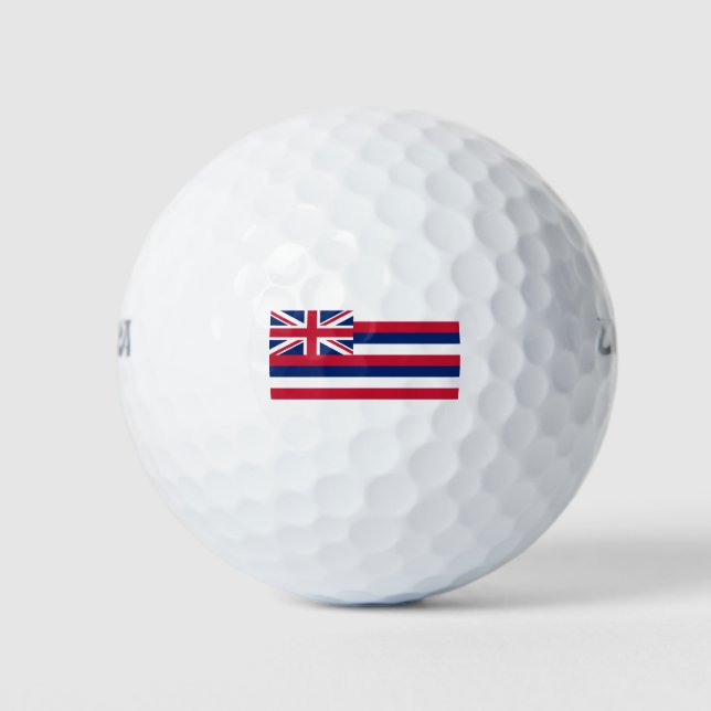 Hawaii State Flag Golf Balls (Front)