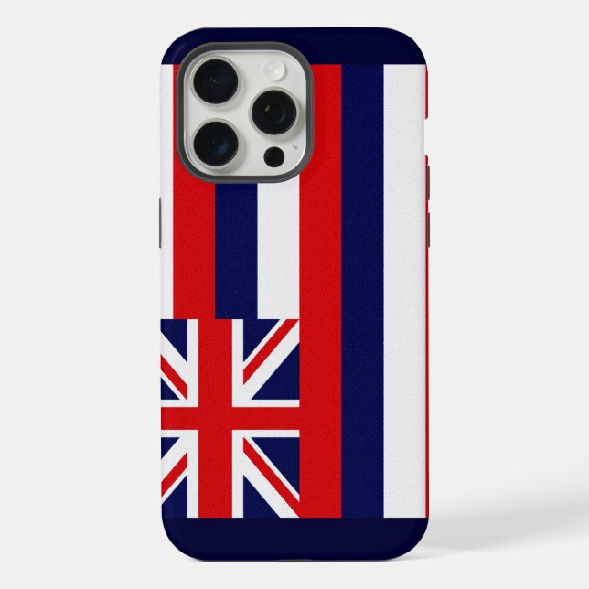 Hawaii State Flag iPhone Case (Back)
